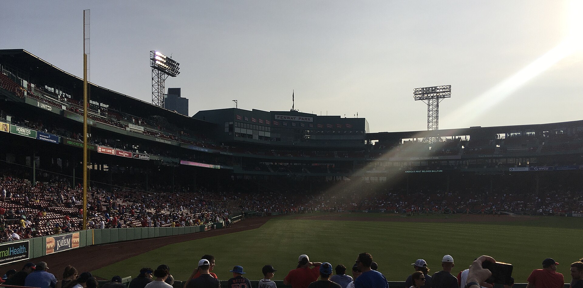 Fenway Park in Boston, where the Red Sox team total under 4.5 is one of three team total bets on tonight's card
